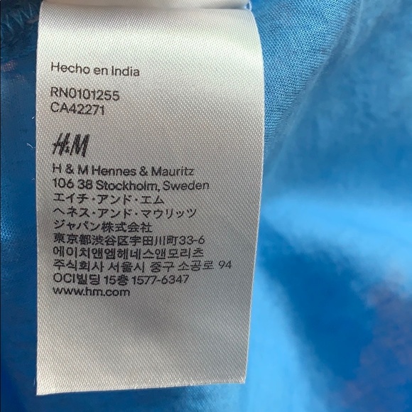 Boho Blouse - blue lacey back embroidery - Picture 8 of 8